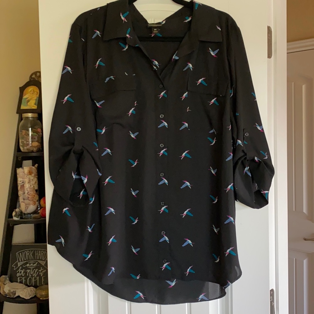 Hummingbird blouse!!